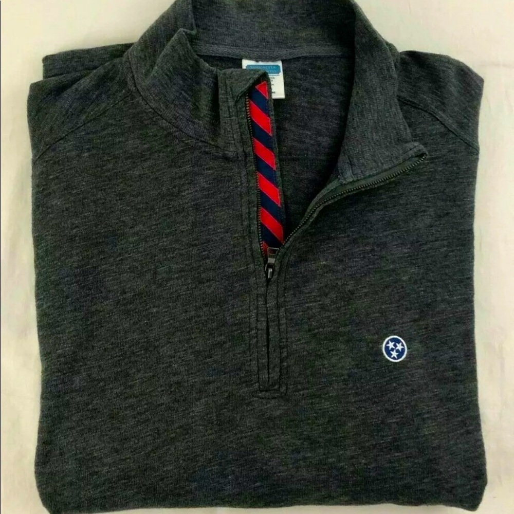 Volunteer Traditions XXL Tri-Star Quarter Zip Pullover